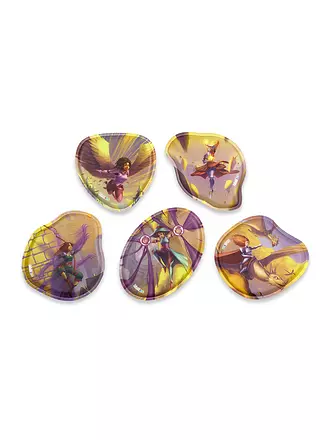 ERGOBAG | Set de 5 Kletties de contorno Amigos Dragones | bunt